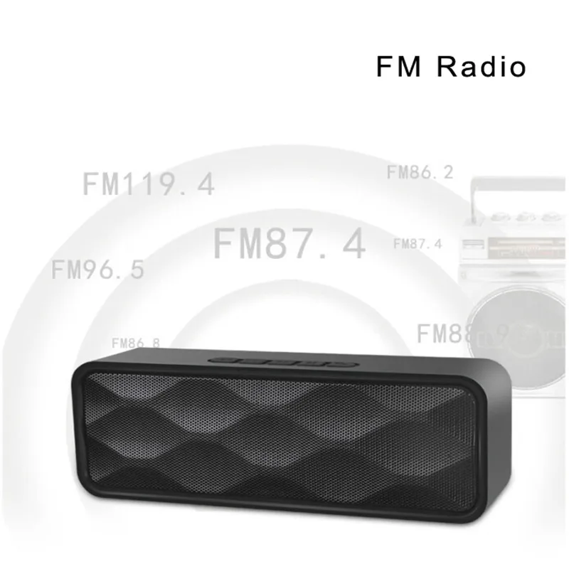 EAGOOD Настольный беспроводной bluetooth колонка для автомобиля Мини Bluetooth динамик