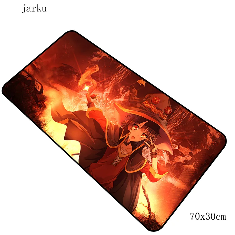 Megumin коврик для мыши 700x300x3 мм компьютерная мышь игровой мат красивый геймпад геймер подарок игровой коврик для мыши офисный коврик для мыши