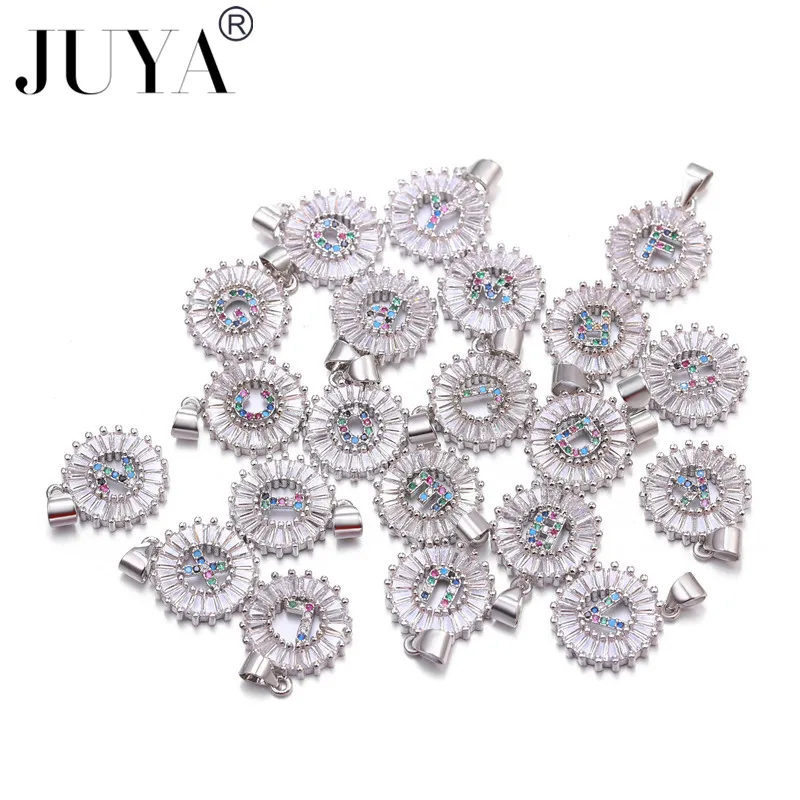 Luxury 26 letter pendant necklace Ladies Men's AAA zirconium stone chain mosaic CZ crystal jewelry gift | Украшения и