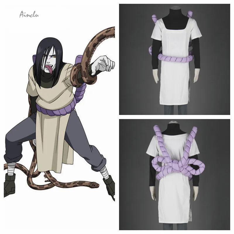 Ainclu Аниме товар топ продаж костюм из аниме Наруто Orochimaru костюм костюмы на Хэллоуин