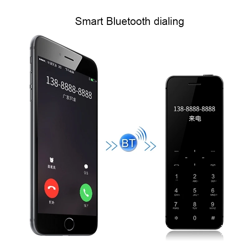 Мобильный телефон ULCOOL V36 с картой 1,54 дюймов MTK6261D поддержка сенсорных клавиш Bluetooth 2,0 FM анти-потеря GSM Две sim-карты