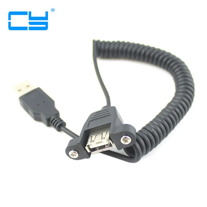 120 см/4 фута USB 2 0 A штекер гнездо Удлинительный кабель с креплением на панели
