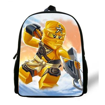 7C618 12-дюймовый Дети Рюкзак Мультфильм Ninjago рюкзак Обувь для девочек школьная сумка Повседневное рюкзак мешок детей Обувь для мальчиков ежедневно рюкзак - Цвет: 7C618