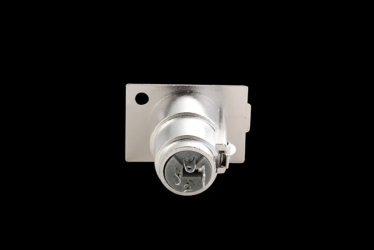 LEORY 1 шт. Металл 3 Pin XLR гнездо панель крепление Разъем конвертер XLR адаптер гнездо Push-type