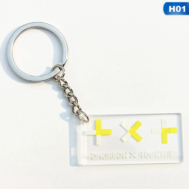 Корейский Kpop TXT TOMORROW X tomorning альбом The Dream Chapter STAR пластиковый персонализированный брелок для ключей брелок подвеска брелок