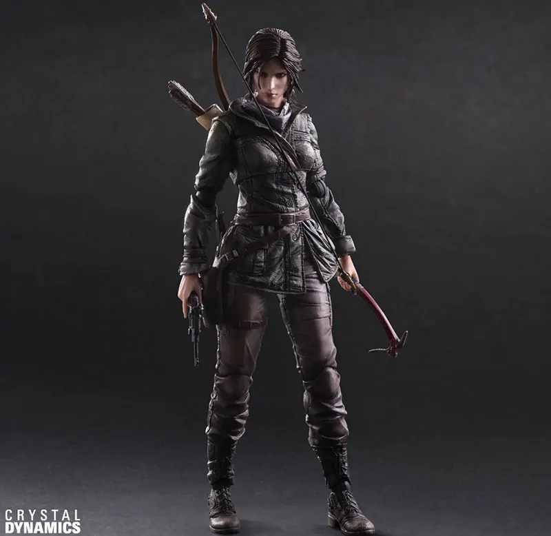 26 см Lara Croft Tomb Raider игра искусство анимация фильм фигурка Офисная ручная модель