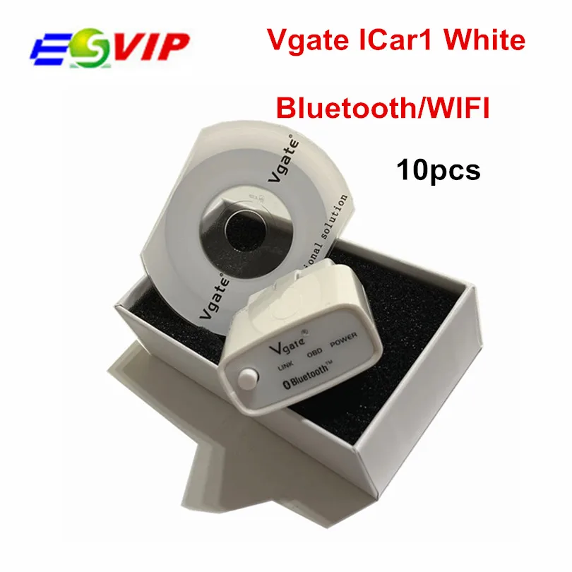 10 шт./лот dhl 100% оригинальный Vgate iCar1 Bluetooth v350 ELM327 V2.1 Автомобильный сканирующий
