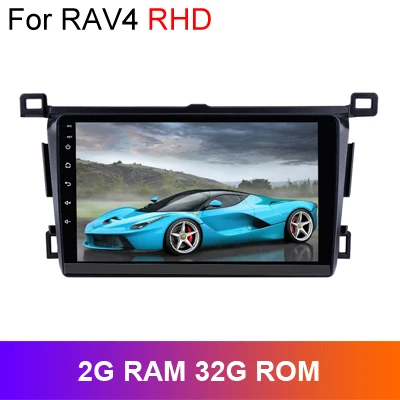 2G RAV4 RHD SINOSMART 2.5D ips/QLED автомобильный аудио gps навигационный плеер для Toyota RAV4 2013- RHD LHD 32EQ DSP, 4G опционально - Цвет: 2G RAV4 RHD