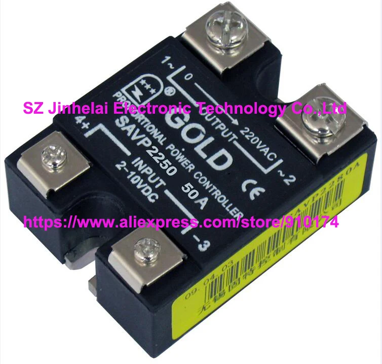 

Новое и оригинальное твердотельное реле SAVP2250, золото, 220VAC 50A