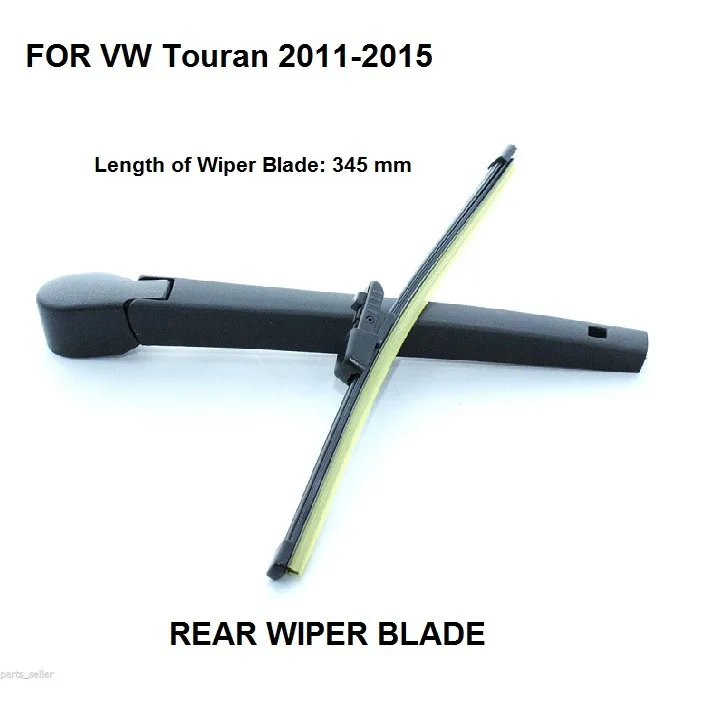 

FOR VW Volkswagen Touran Rear Windshield Window Wiper Arm + Blade Set New 2011-2015