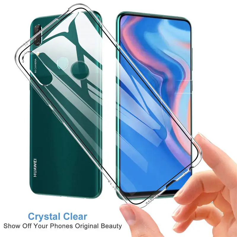 Чехол для Huawei P Smart Z мягкий прозрачный силиконовый чехол из ТПУ телефона 6 59 SmartZ
