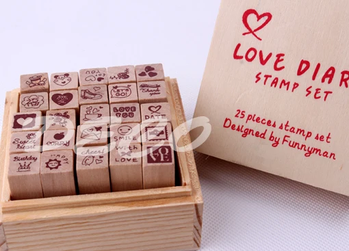 1 компл./Лот любовь дневник искусственная деревянная коробка DIY забавная работа
