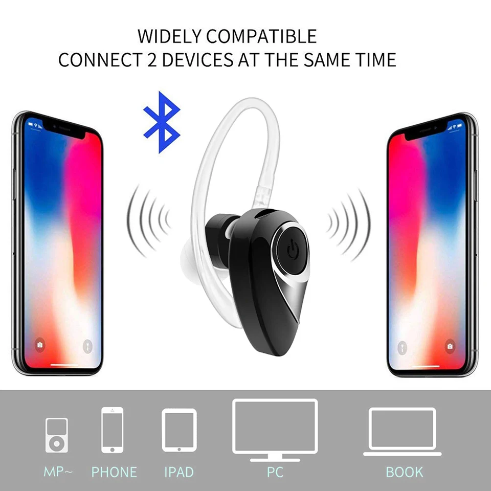 KUNXI невидимые Bluetooth наушники мини бизнес телефон спортивная Гарнитура вкладыши