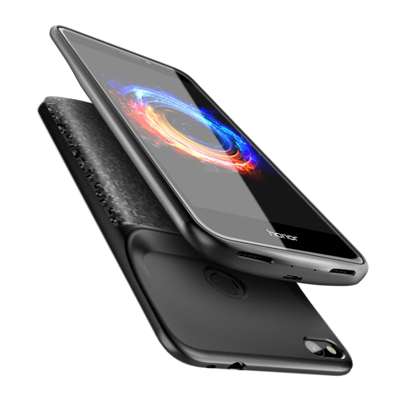 Чехол с зарядным устройством для Huawei Honor 8 Lite чехол силиконовый мягкий