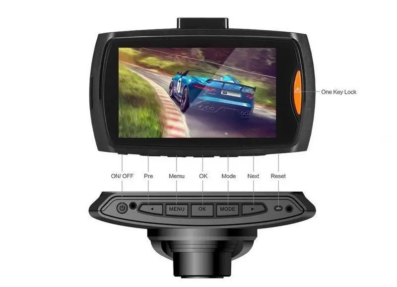 2 7 дюймовый видеорегистратор для вождения автомобиля цифровой DVR видеокамера 1080P