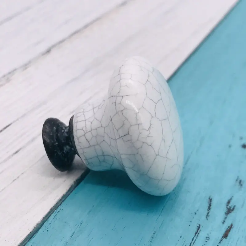 1 шт. новая керамическая дверная ручка в американском стиле с трещинами выдвижная