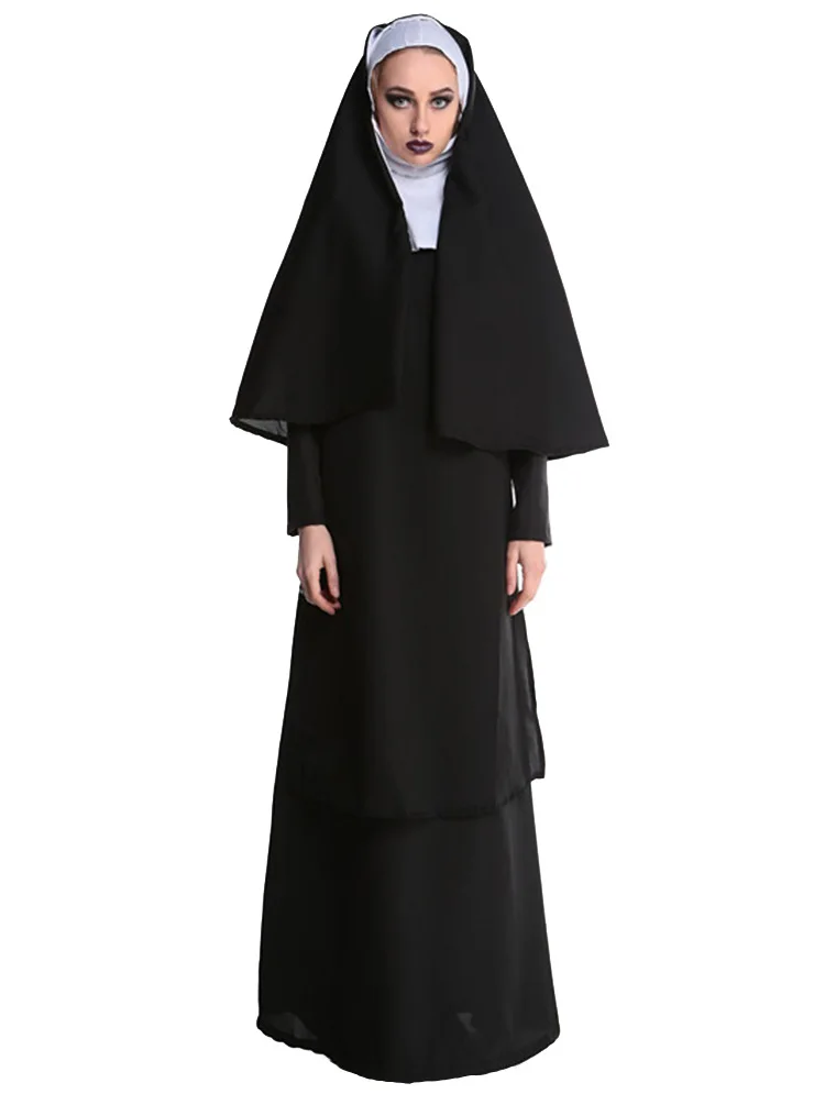 

Adult Traditional Religious Catholic Priest Sister Nun Costume