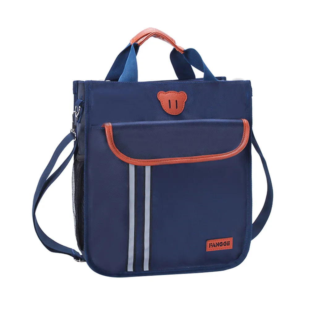 Модная обучающая сумка на одно плечо, школьная сумка из нейлона, водонепроницаемая Детская сумка через плечо