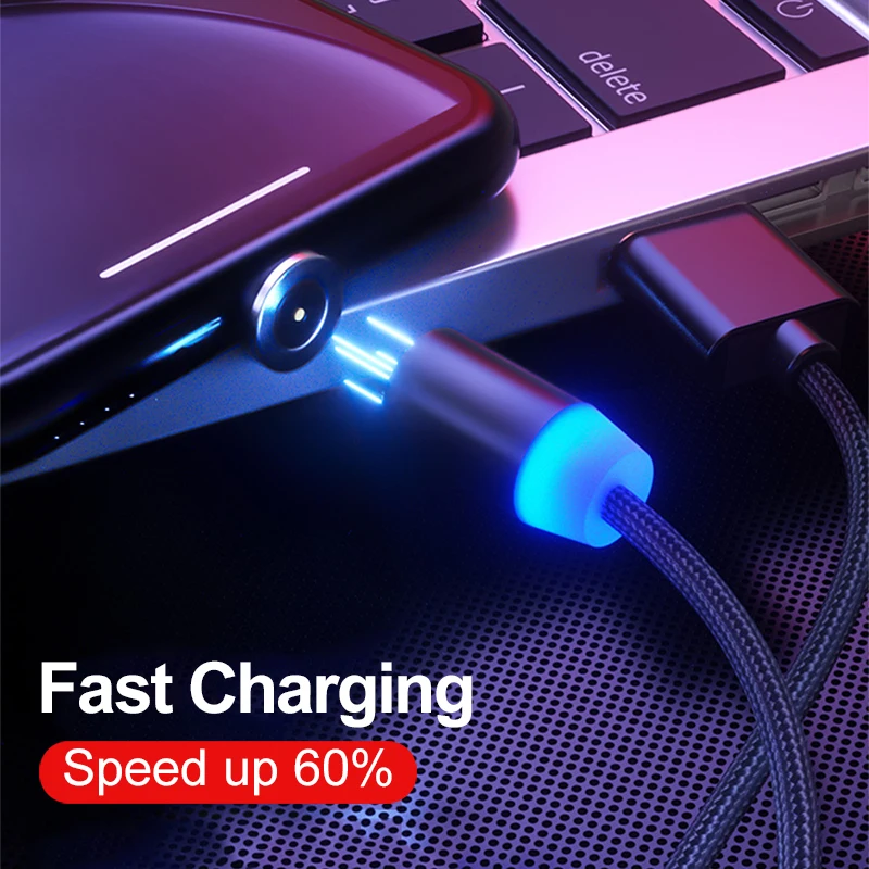 Магнитный кабель USB Type C OLAF Micro магнитное зарядное устройство для быстрой зарядки