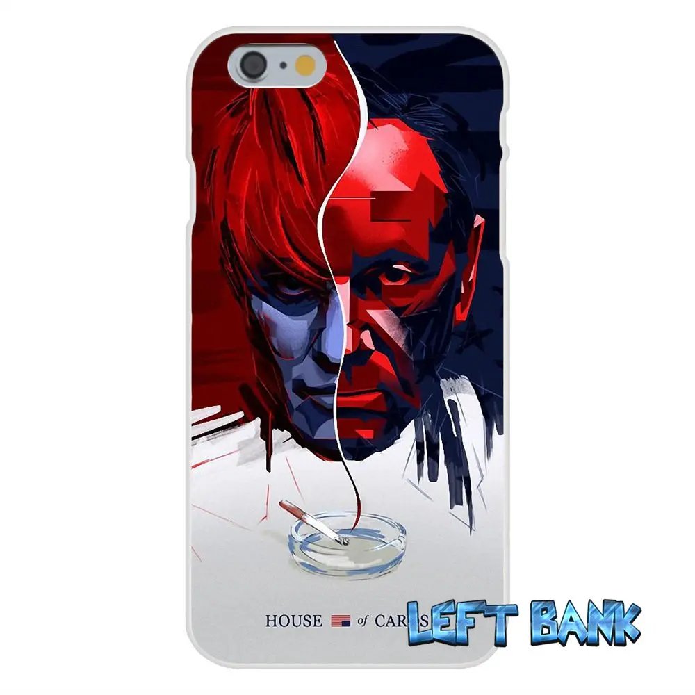 House of Cards Soft Silicone TPU Transparent Cover Case For Samsung Galaxy Note 3 4 5 S4 S5 MINI S6 S7 edge | Мобильные телефоны и