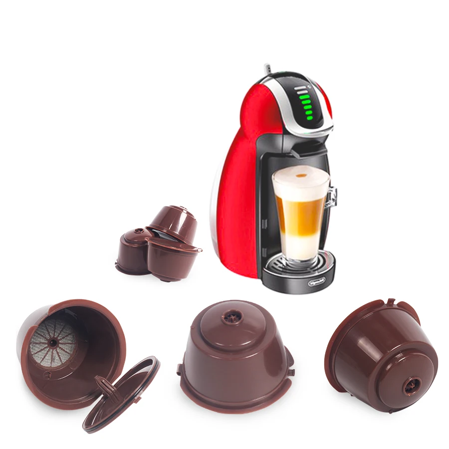 3 шт./упак. мини кофеварка многоразовые капсулы для Dolce Gusto 150 раз|coffee maker|capsule nescafemini