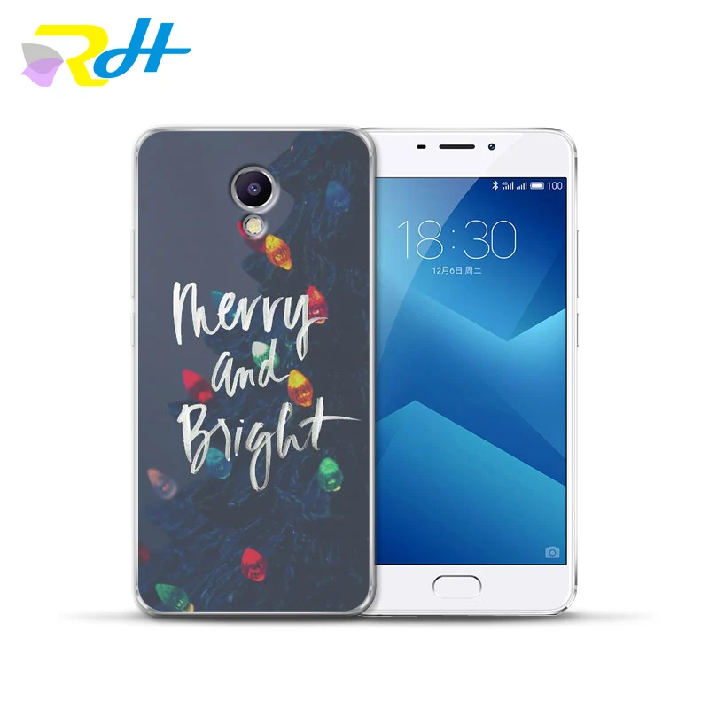 Чехол для Meizu U10 U20 M5 Note M5C M3C Pro 6 M3S Max M5S M6 M3 Чехлы рождественских снеговиков