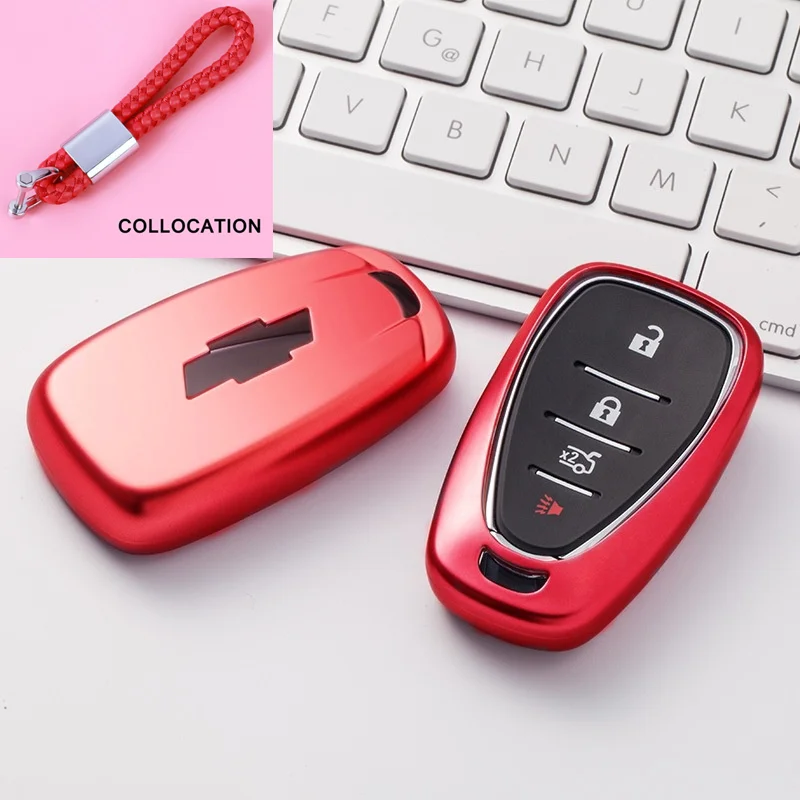 ТПУ корпусы для ключей зажигания корпус Fob оболочки для Chevrolet для Cruze spark camaro вольт болт Trax Malibu стильный аксессуар брелок