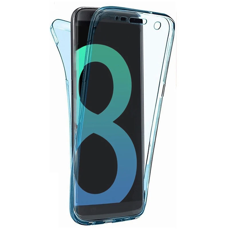 Case for Samsung Galaxy S9 S9Plus Silicone TPU Transparent Clear Cover Full Protective |