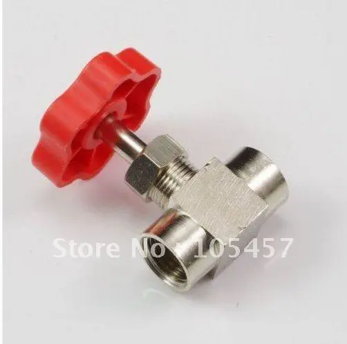 10 шт. Никель никелированная латунь L DN6 DN8 1/8 1/4 &quotBSPP Женский с резьбой игла клапан