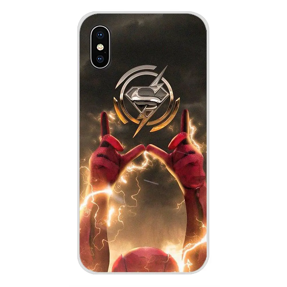 Для Samsung Galaxy S3 S4 S5 Mini S6 S7 Edge S8 S9 S10 Lite Plus Note 4 5 8 9 Вспышка DC Comics аксессуары чехлы для