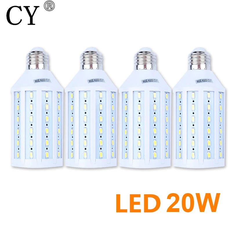 4 шт. светодиодные лампы E27 220 В 20 Вт 5730 SMD|studio bulb|photo studio bulbled video light |