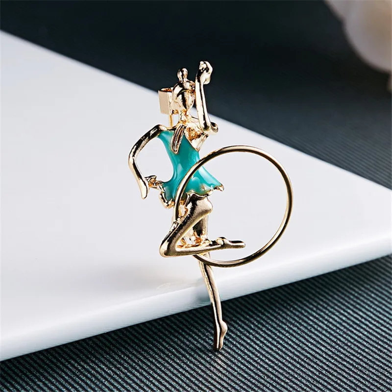 Стильная Элегантная Брошь для тренажерного зала ювелирное изделие спортсменов