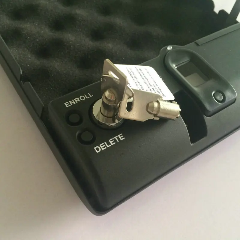 Портативный безопасный Чехол для пистолета/пистолета с Биометрическим замком 100