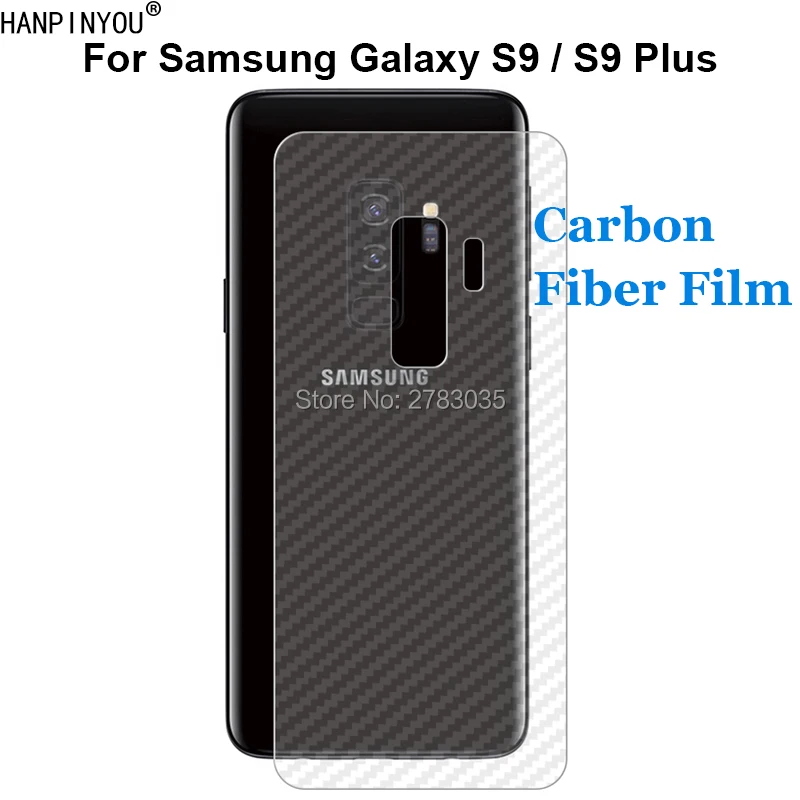 Для Samsung Galaxy S9 Plus S9Plus прочная 3D Защитная пленка для задней панели из углеродного