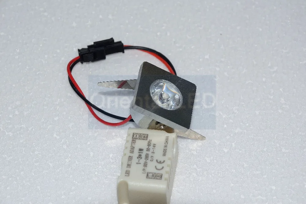 1 Вт мини квадратный светодиодный светильник для шкафа Мини 85 265 в CE ROHS потолочный