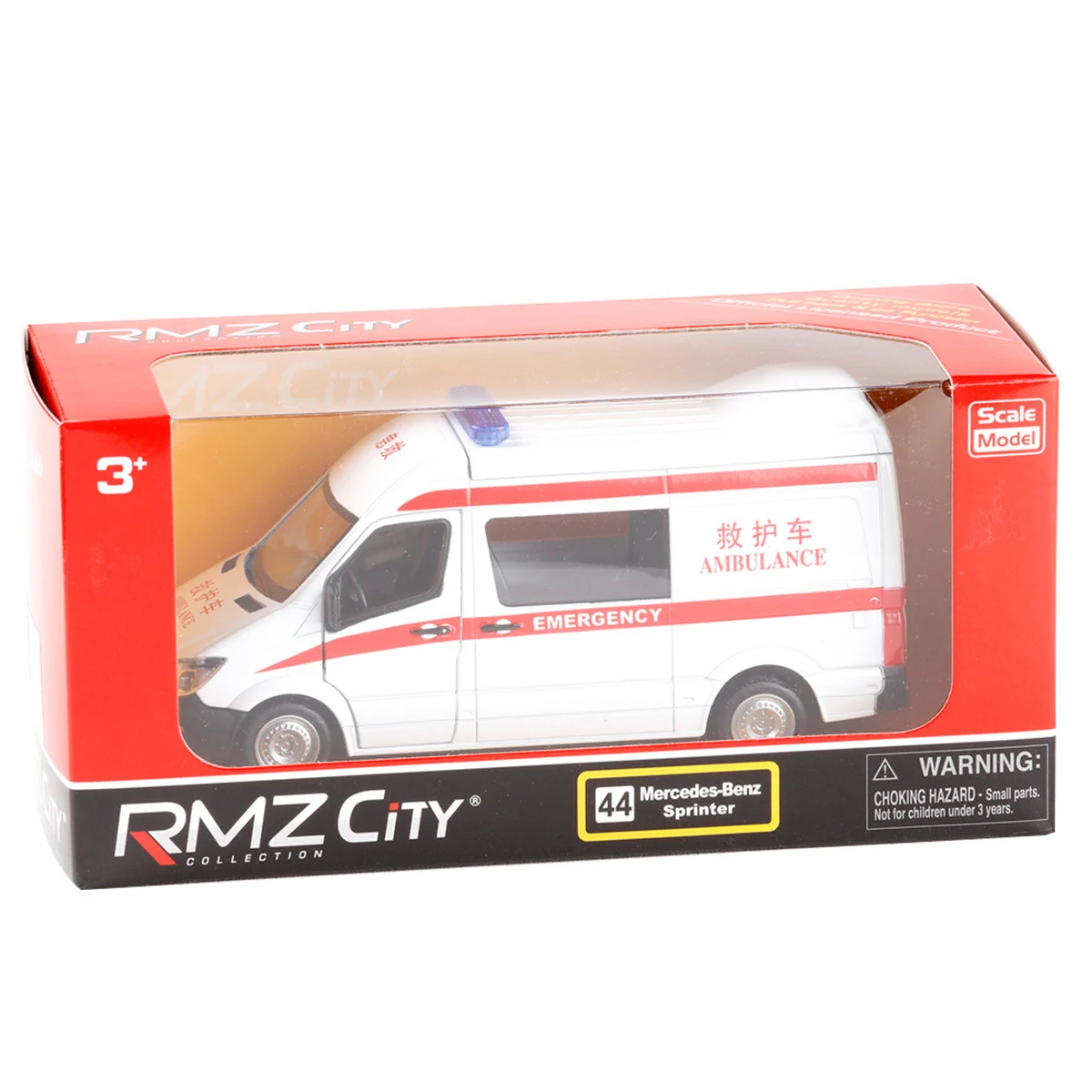 Модель автомобиля скорой помощи RMZ в масштабе 1:36 из металлического сплава|bus model|car
