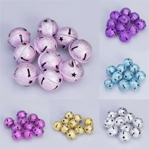 10 шт. в наборе блестящие колокольчики рождественская подвеска товары для