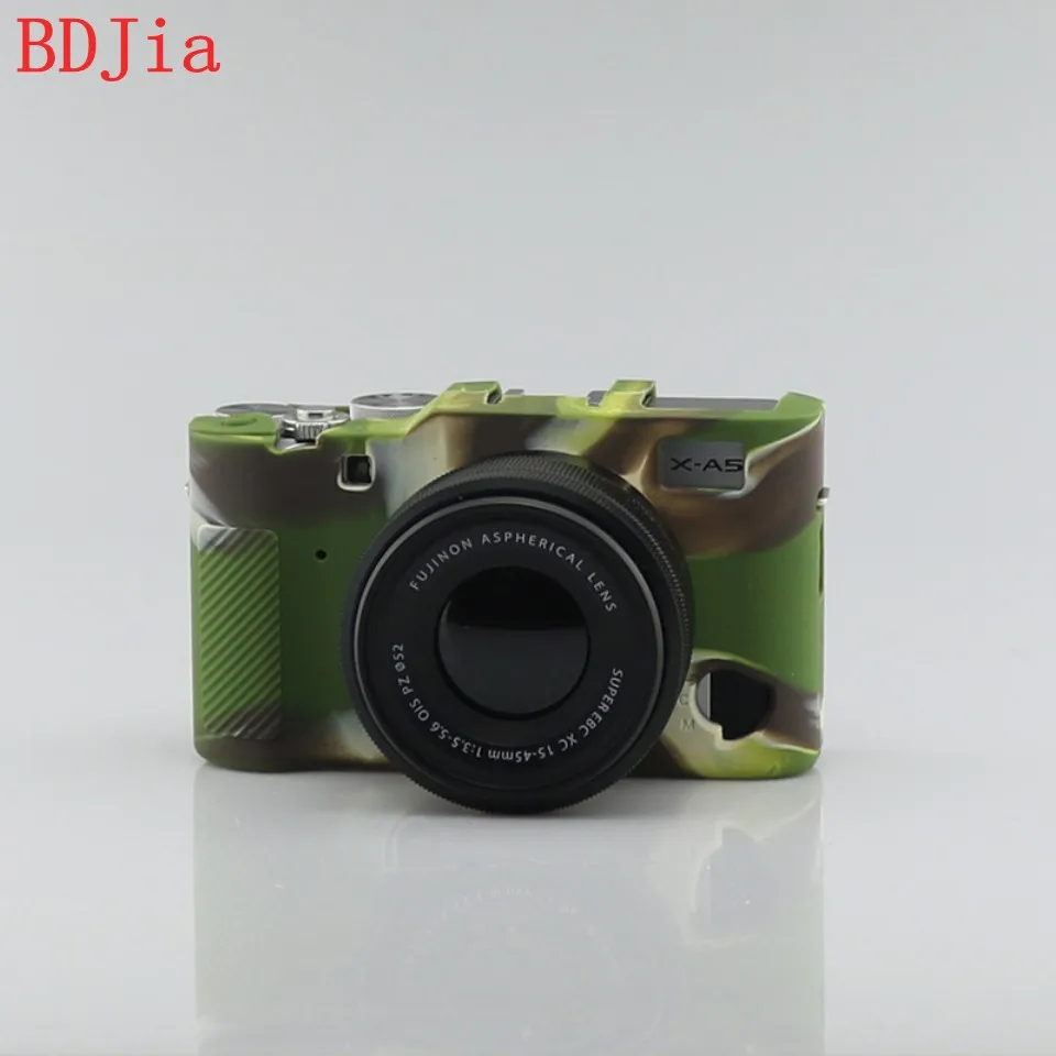2018 Высокое качество силиконовый чехол для камеры Fujifilm XA5 X A5 камера в 6 видов