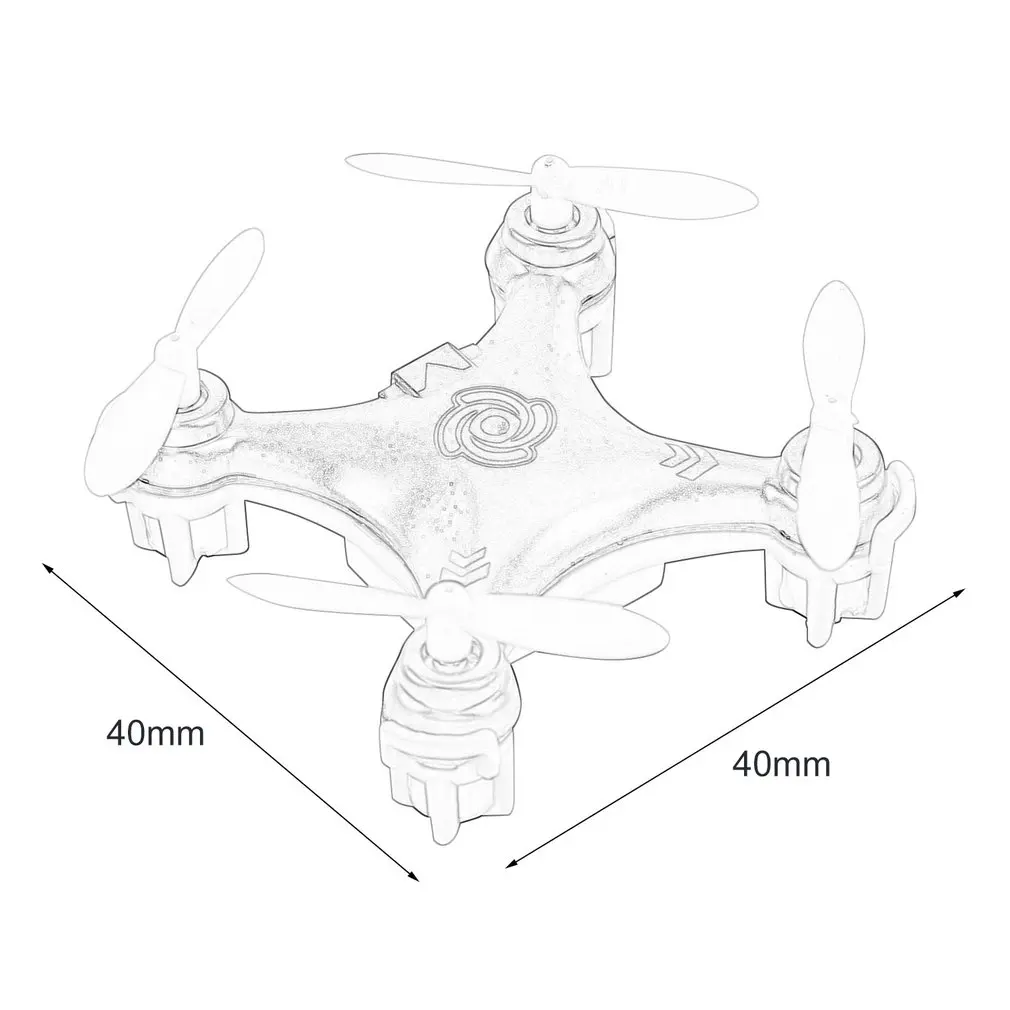 CX-10A 2,4 GHz 4CH RC мини-Дрон Квадрокоптер НЛО с безголовым режимом 3D переворачивает и рулоны Квадрокоптер игрушки для детей
