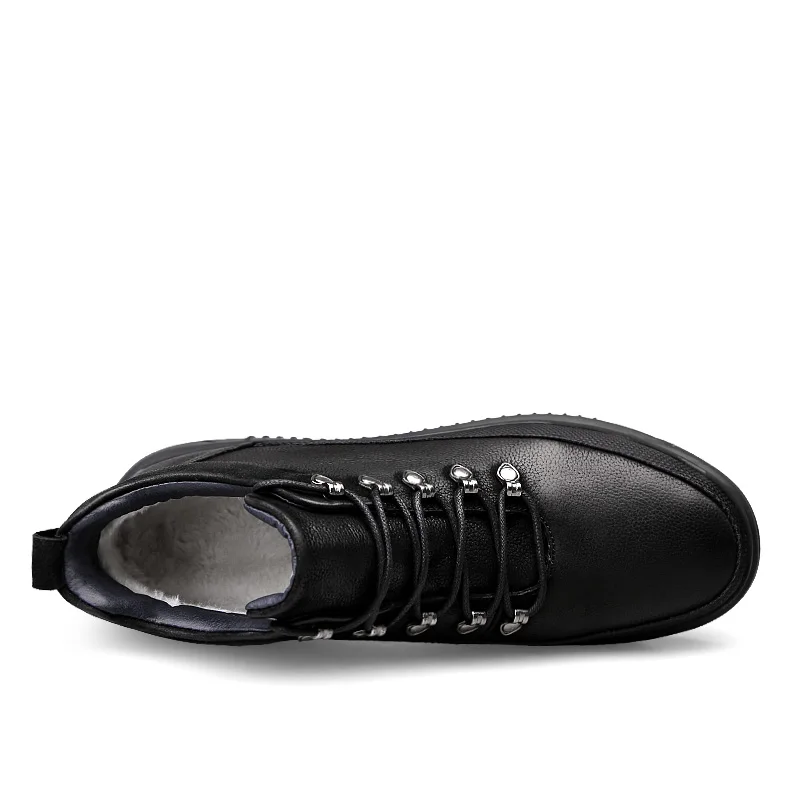 Vosonca Men Shoes Genuine Leather Casual High-Top Boots High Quality | Обувь