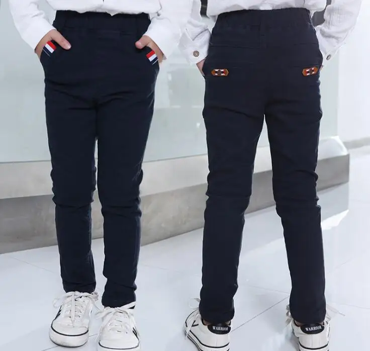 Детские штаны для мальчиков 2017 в розницу новые весенние тонкие хлопковые брюки