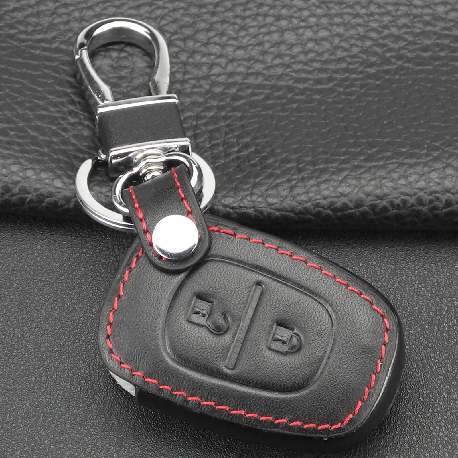 jingyuqin 2 Buttons Leather Remote Fob Car Key Case Cover Holder For Vauxhall/Opel Vivaro/ Renault Movano Trafic Kangoo Blank | Автомобили