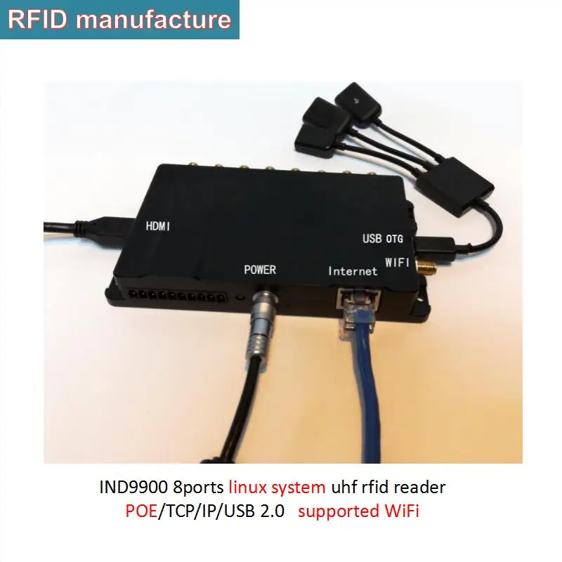 Система Linux SMA uhf rfid считыватель INDY Impinj R2000 supoort Java язык с английским SDK для людей