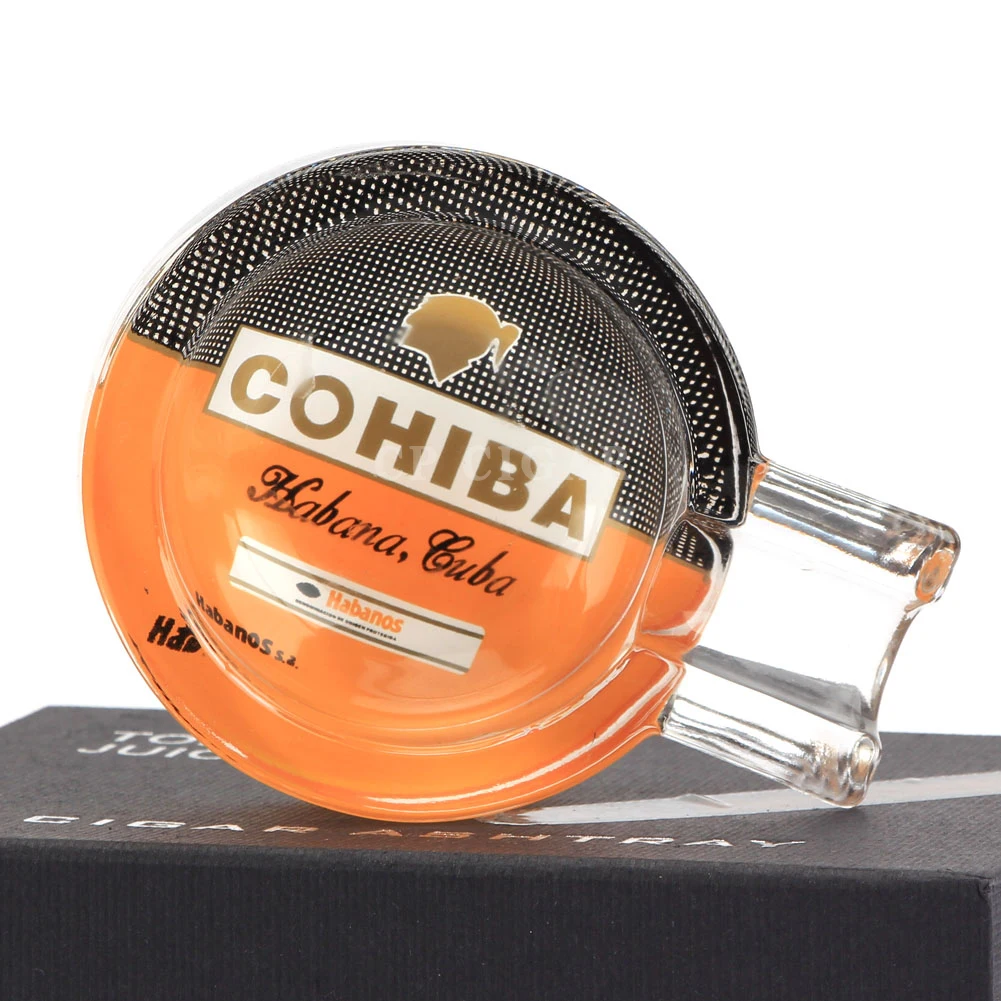 COHIBA пепельница кристалл карманные пепельницы классический автомобиль один