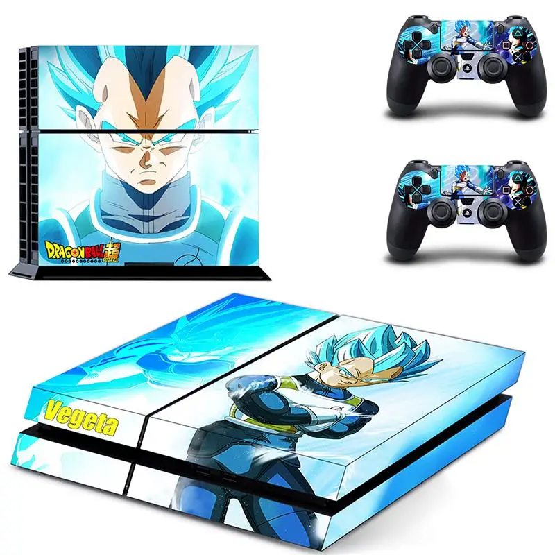 Dragon Ball Вегета виниловая наклейка Стикеры для Play Station 4 консоли PS4 кожи и 2