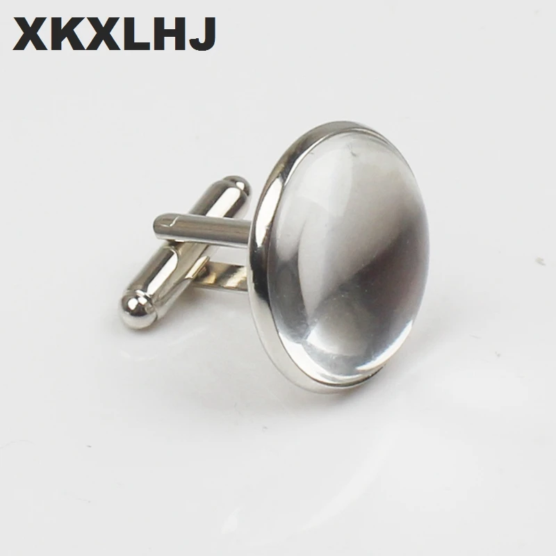

XKXLHJ New Rainbow Trout Fishing Square Cufflink Art Cuff Link Handmade Photo Jewelry High Quality Clothing Accessory