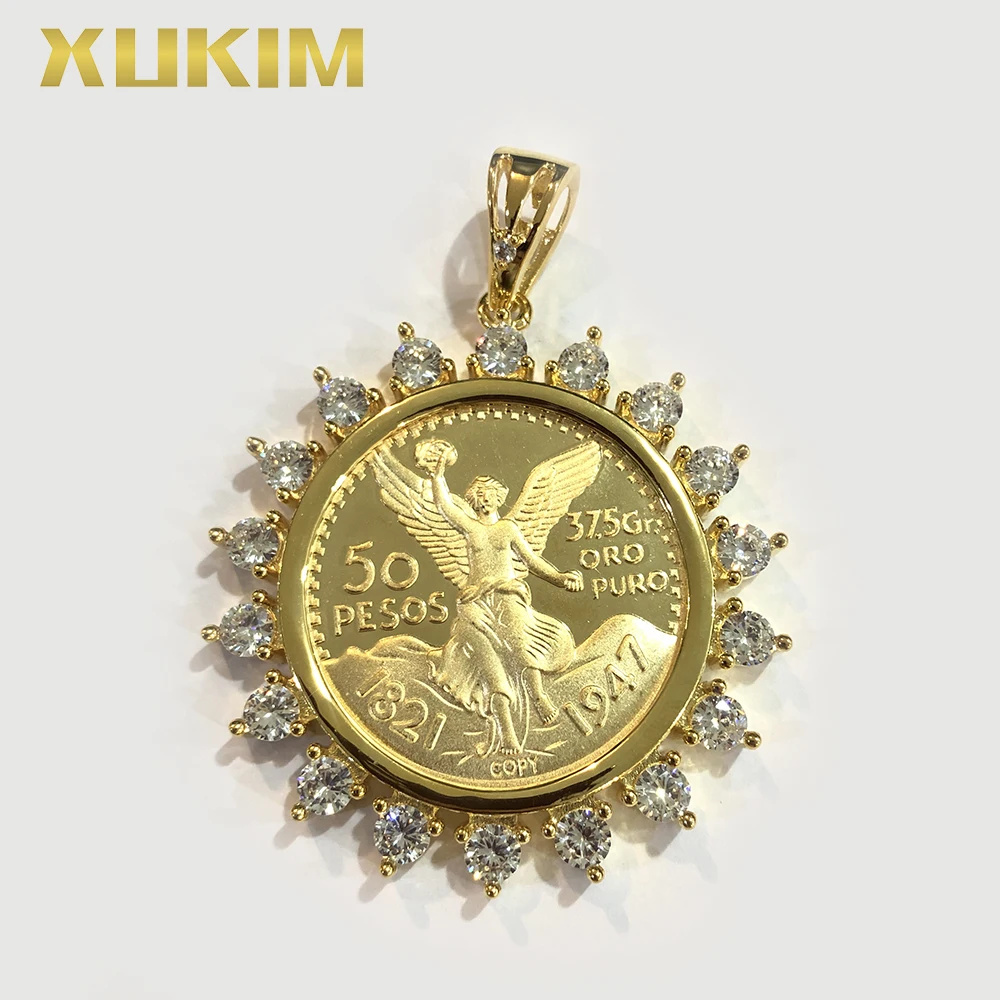 KCP01 Xukim ювелирные изделия 50 песо монета кулон на заказ|Подвески| |
