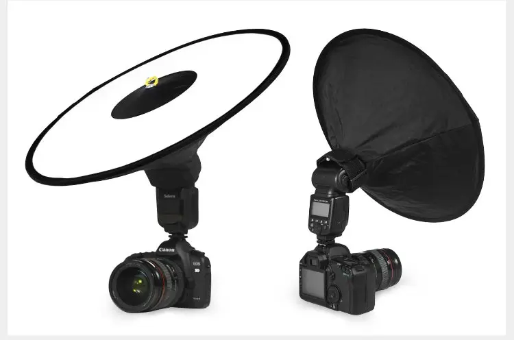 Новинка 44 см складной распылитель для фотостудии Canon Nikon Sony Speedlite|Рассеиватели
