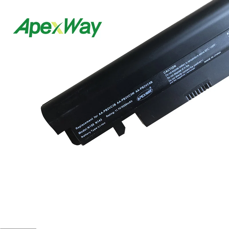 Аккумулятор Apexway для ноутбука 11 1 в N150 Samsung AA PB2VC3B PB2VC3W N148 |laptop battery|n150 batterylaptop battery for