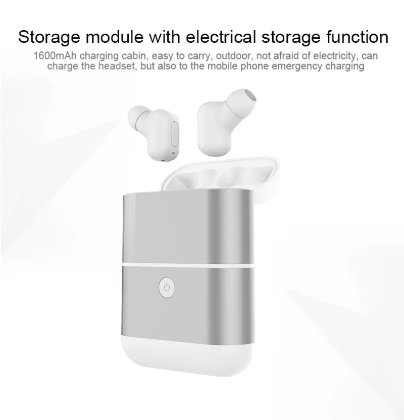 Egocsm X2 tws с мобильных устройств может заряжать телефон IP65 беспроводной Headse Bluetooth